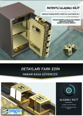 BGX-ADX-35 akıllı celik para kasaları