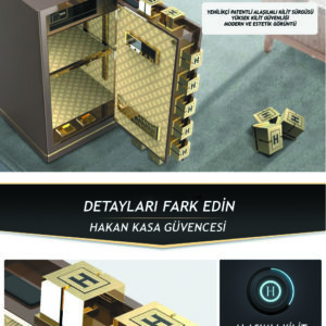 BGX-ADX-35 akıllı celik para kasaları